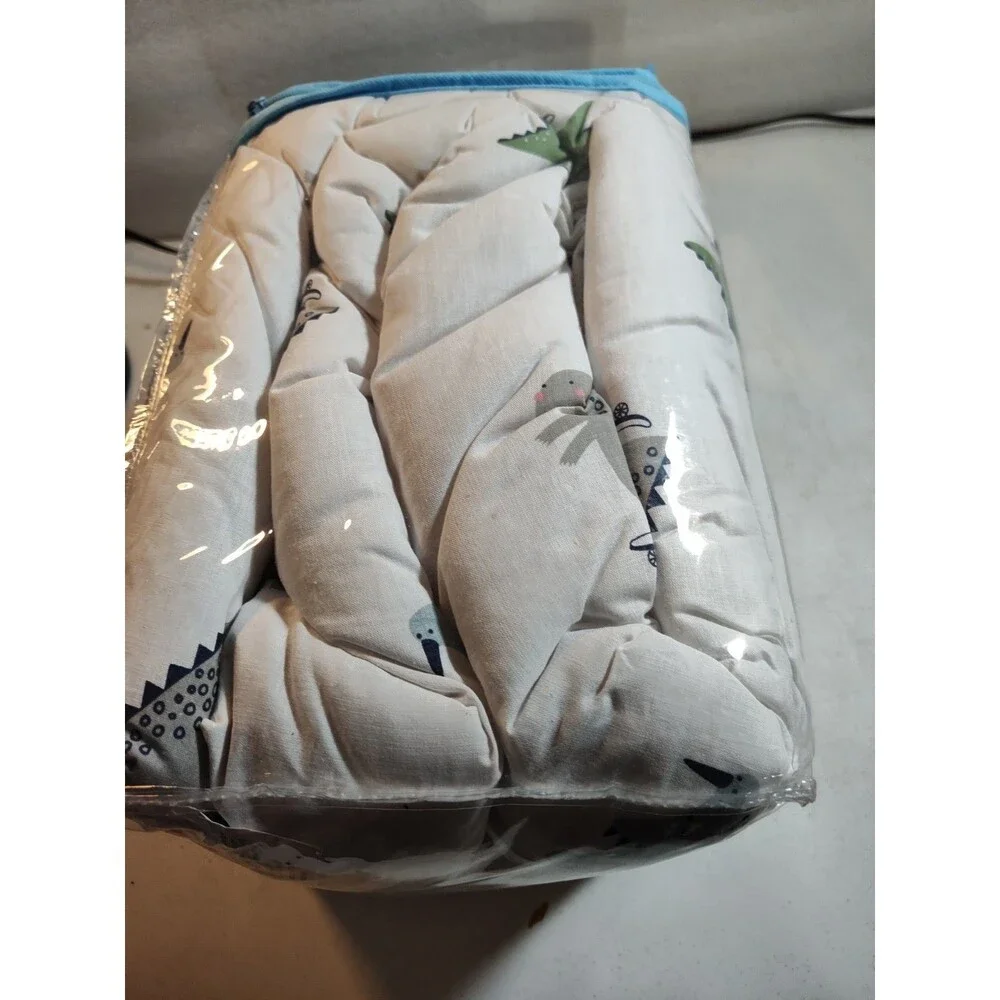 Hello Spud Dinosaur Toddler 4 Piece Bedding Set NEW Organic Cotton  (873)